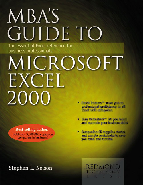 Cover image for MBA's Guide to Microsoft Excel 2000